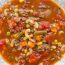 crock pot hamburger macaroni soup