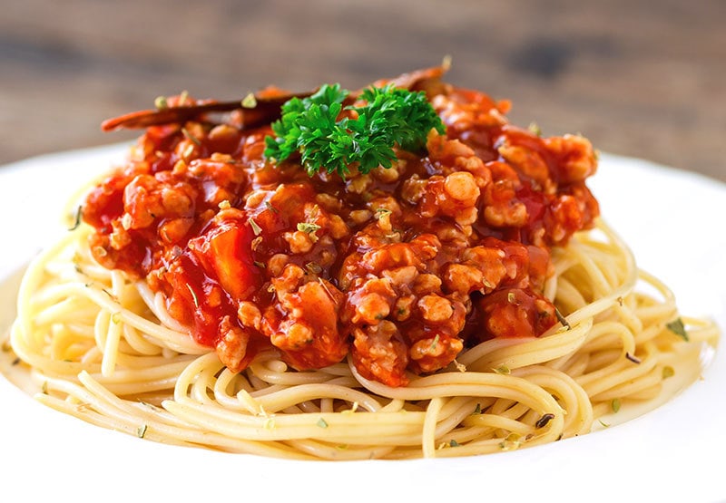  Meat Lover's Rejoice With This Meat-Lover's Slow Cooker Spaghetti Sauce!