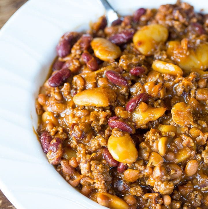 Crockpot Calico Beans - Fast and Slow Cooking