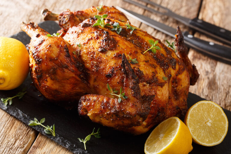 Crockpot Rotisserie Chicken - Fast and Slow Cooking