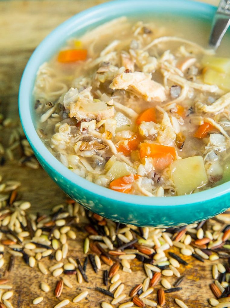 Instant Pot Chicken And Wild Rice Soup No Dairy Fast And Slow Cooking