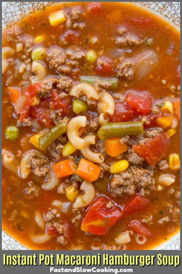 Hamburger macaroni instant discount pot