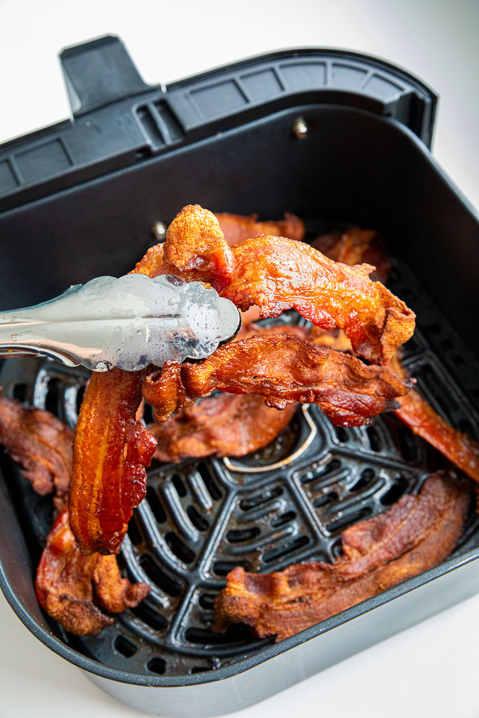 Air Fryer Bacon (Best. Bacon. Ever!) - A Pinch of Healthy