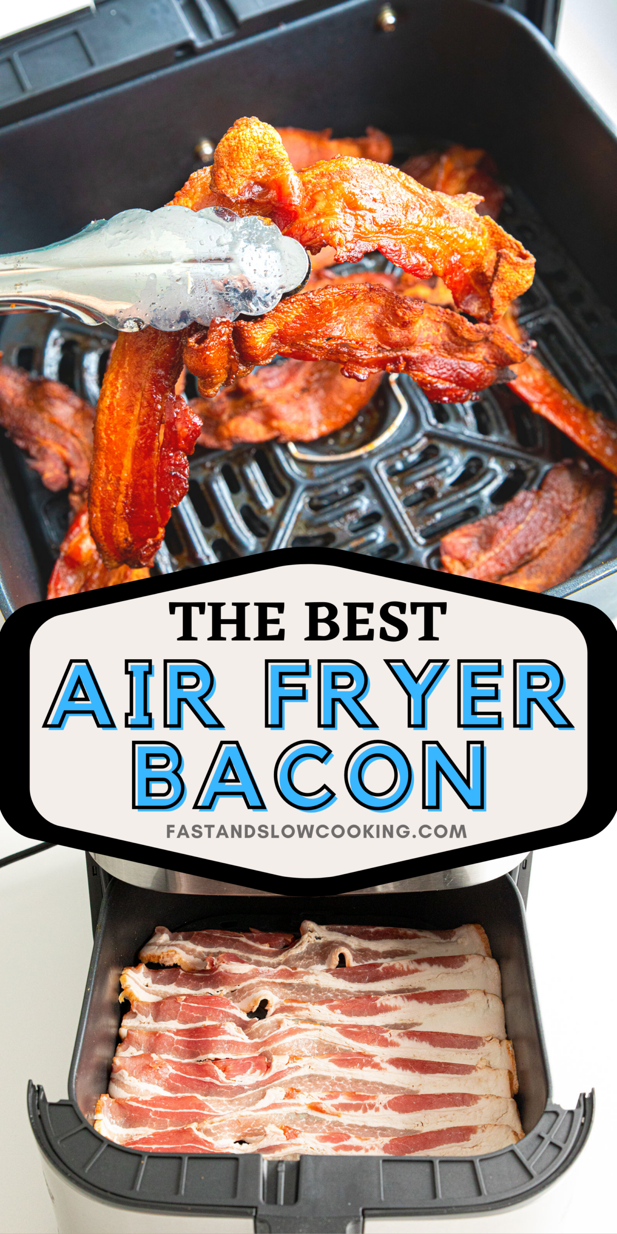 Air Fryer Bacon (Best. Bacon. Ever!) - A Pinch of Healthy