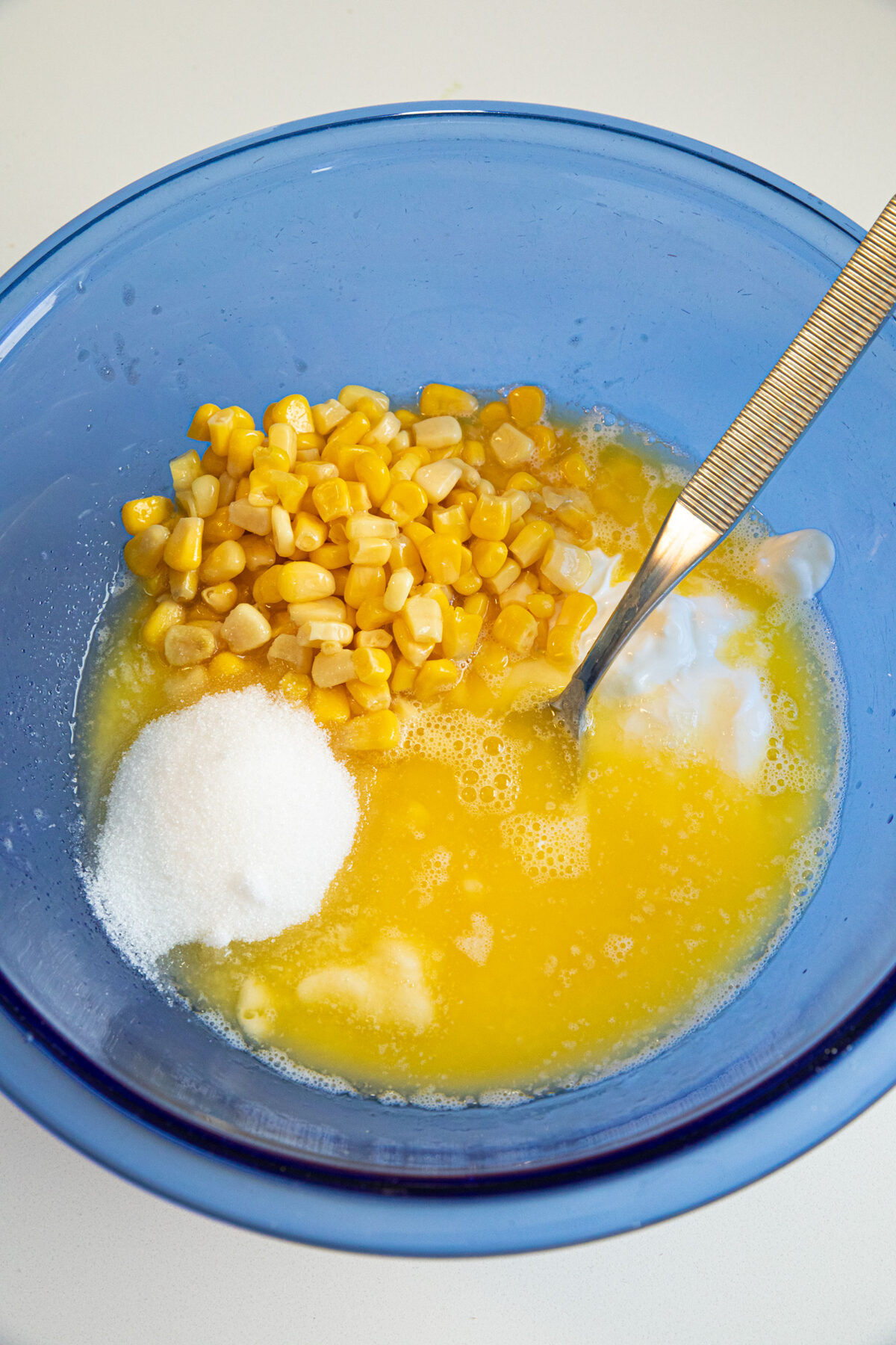 ingredients for air fryer cornbread 