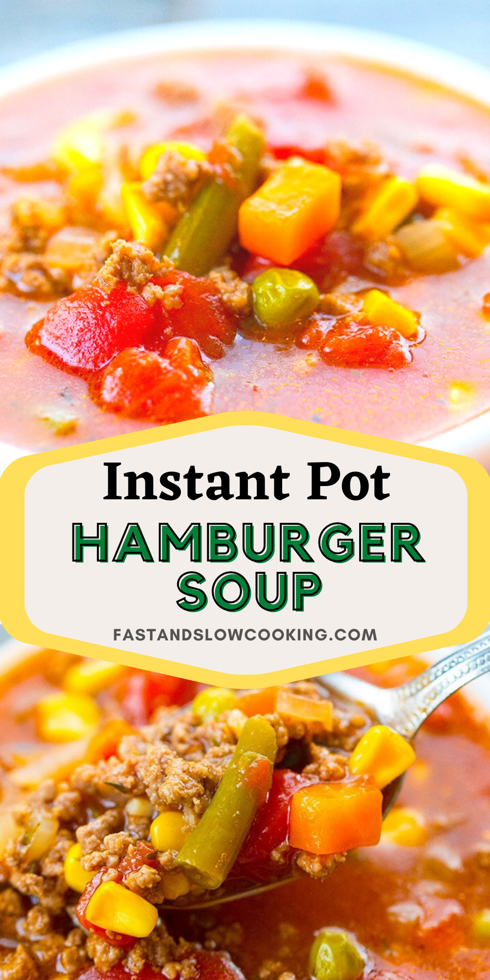 Instant Pot Hamburger Soup • Salt & Lavender