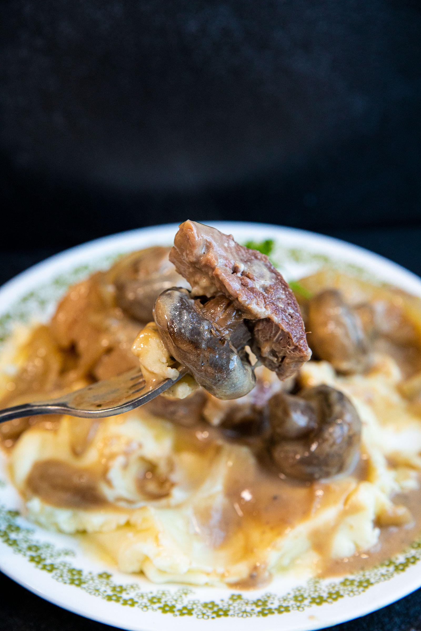 Creamy Mushroom Round Steak Fast and Slow Cooking