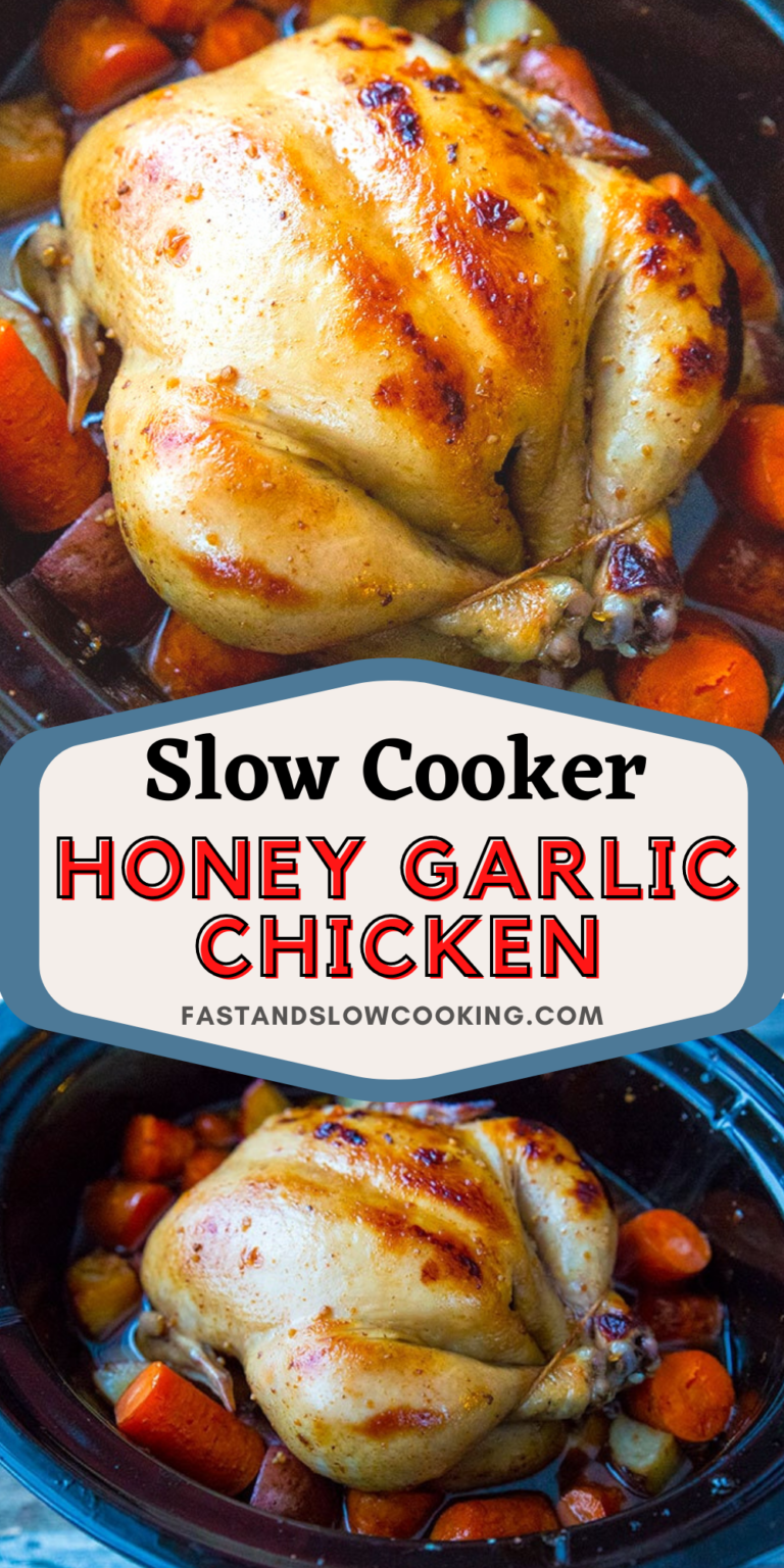 Crockpot Chicken - Honey Garlic - Fast and Slow Cooking