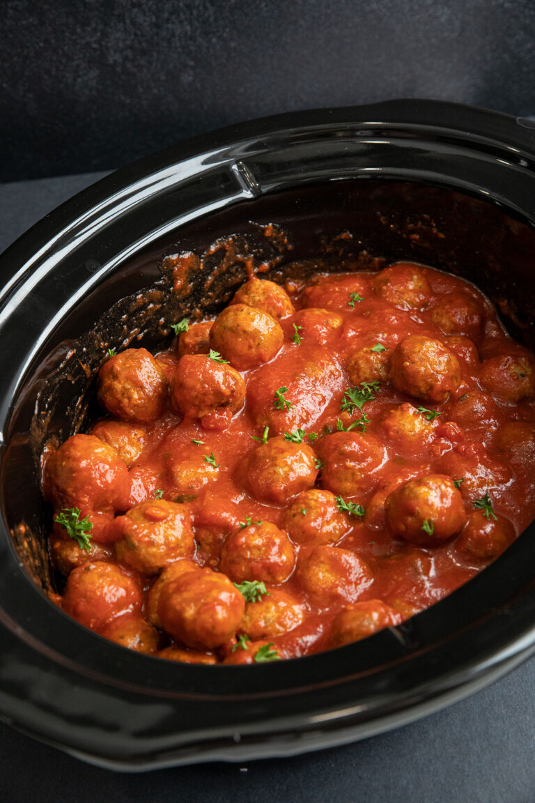 Slow Cooker Frozen Meatballs - Fast and Slow Cooking