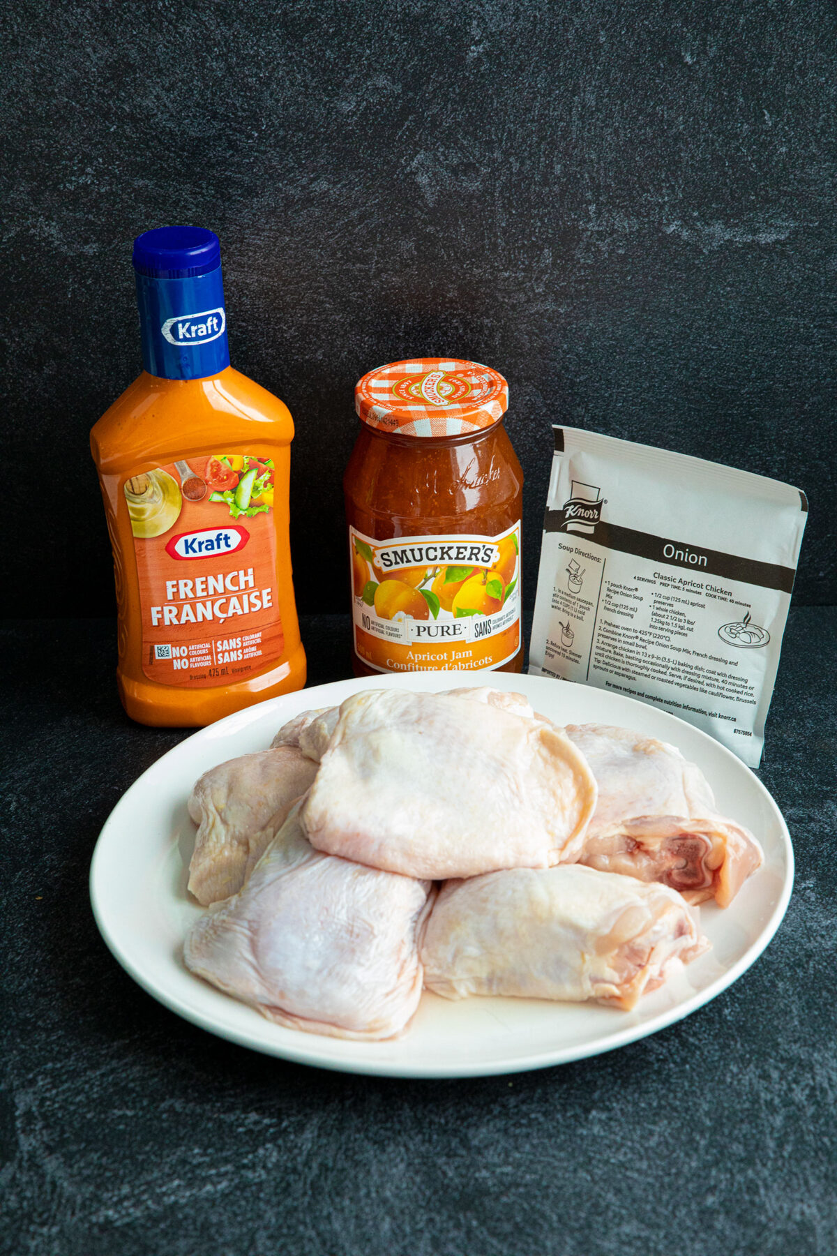 ingredients for apricot chicken 