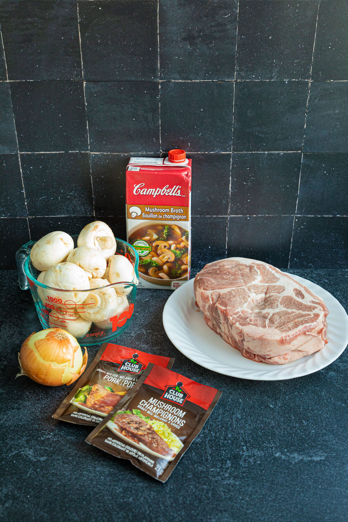 ingredients for slow cooker pork butt roast