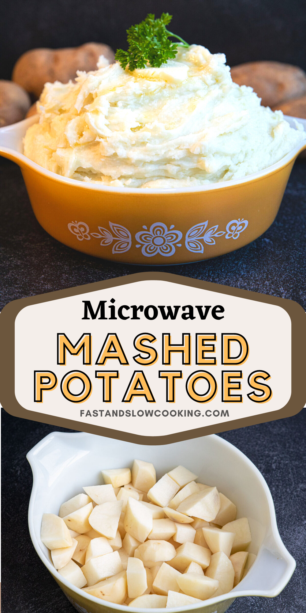 Looking for an easy way to do mashed potatoes in a hurry? Microwave mashed potatoes are quick, easy and believe it or not, completely doable!

