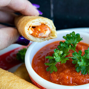 inside of a pizza roll