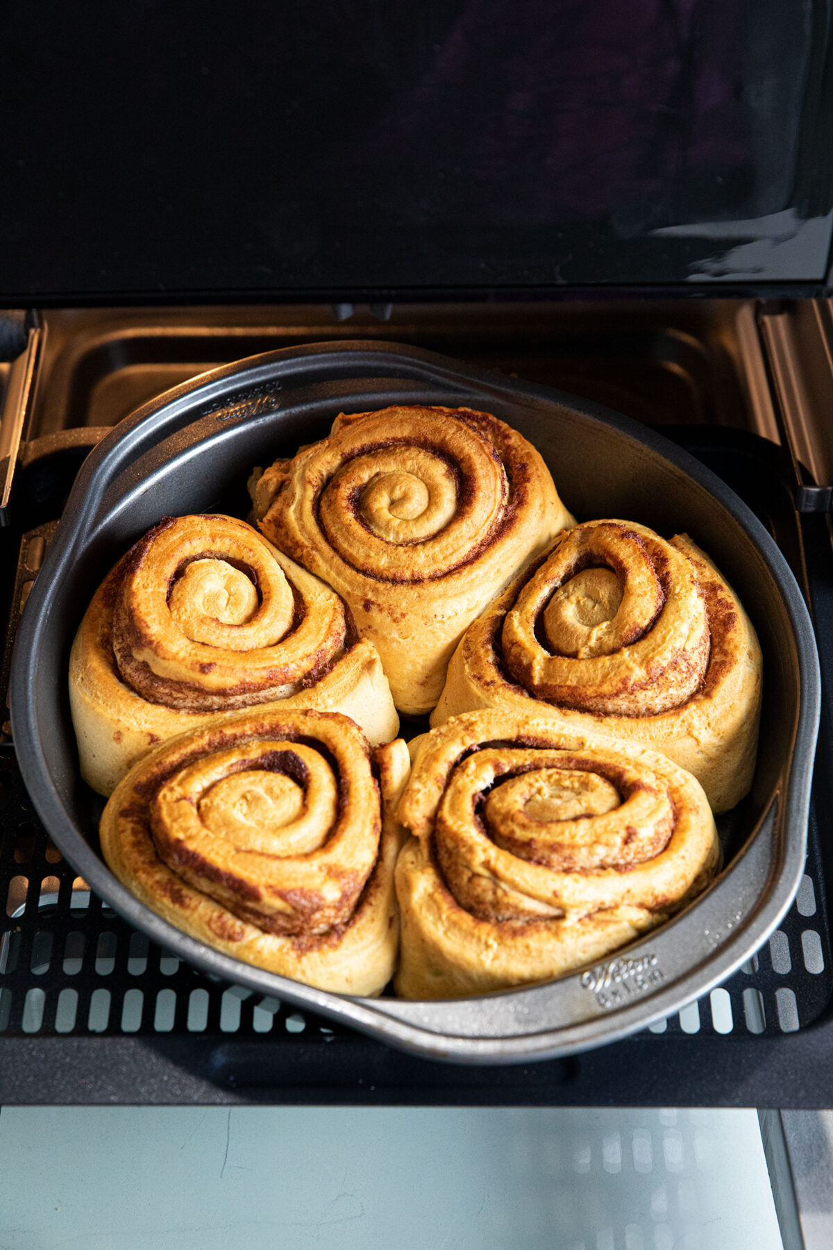 Air Fryer Cinnamon Rolls Ninja Foodi XL PRO Air Fry Oven