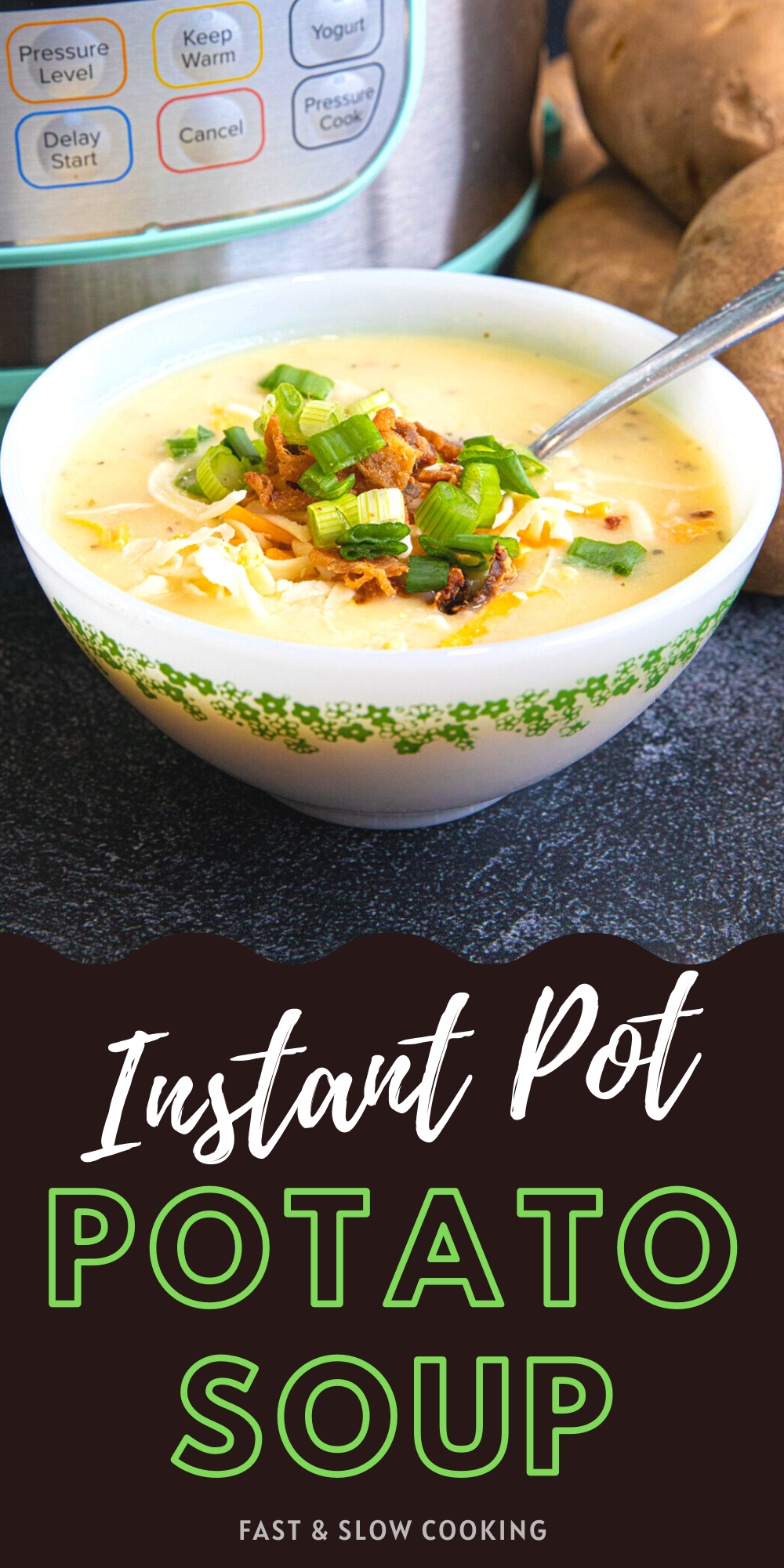 eed a rich, hearty soup that you can make in a flash? This Instant Pot Potato Soup is a family favourite that we've been making for many years.