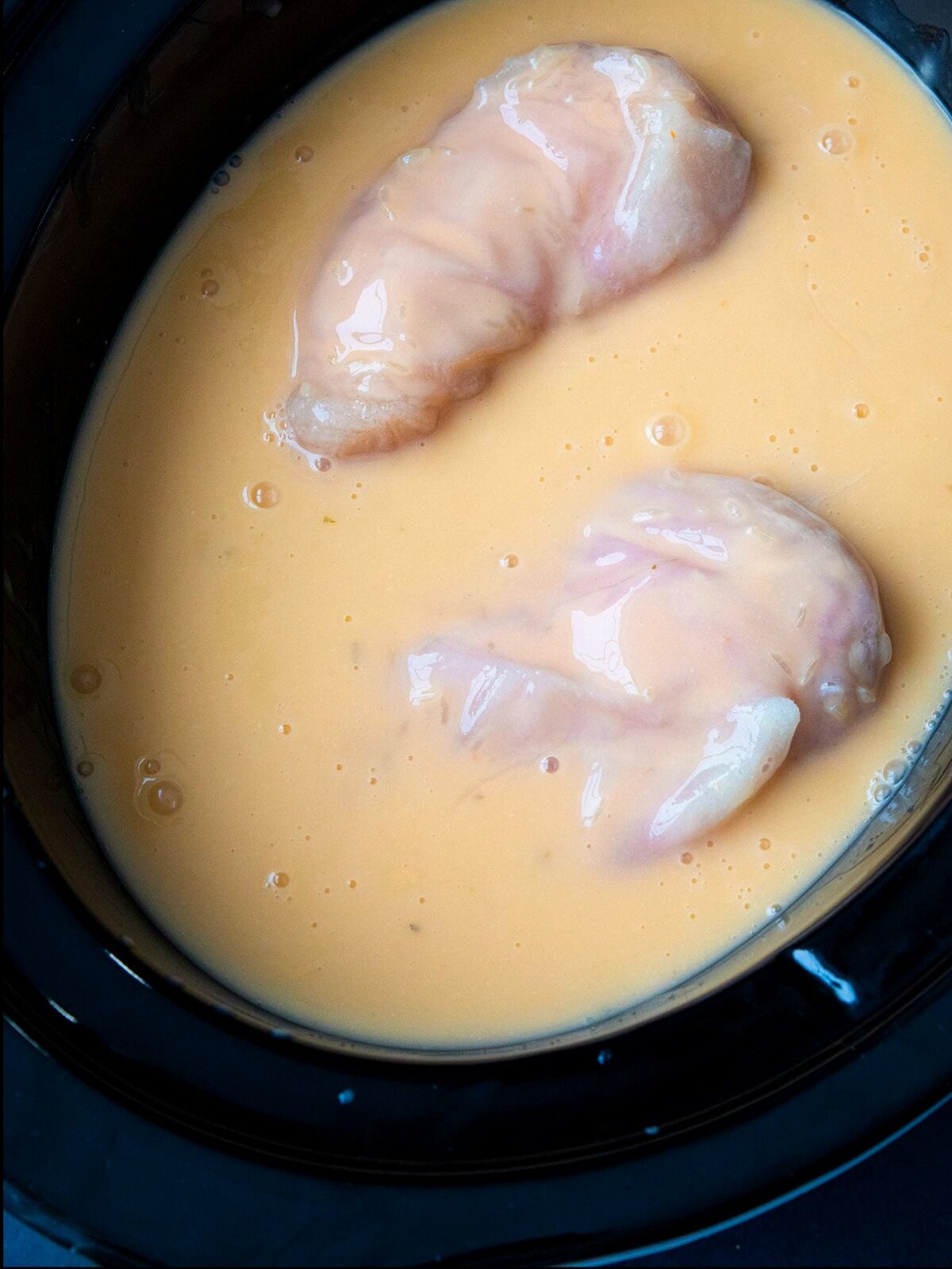 Cheesy Slow Cooker Chicken Breast and Rice