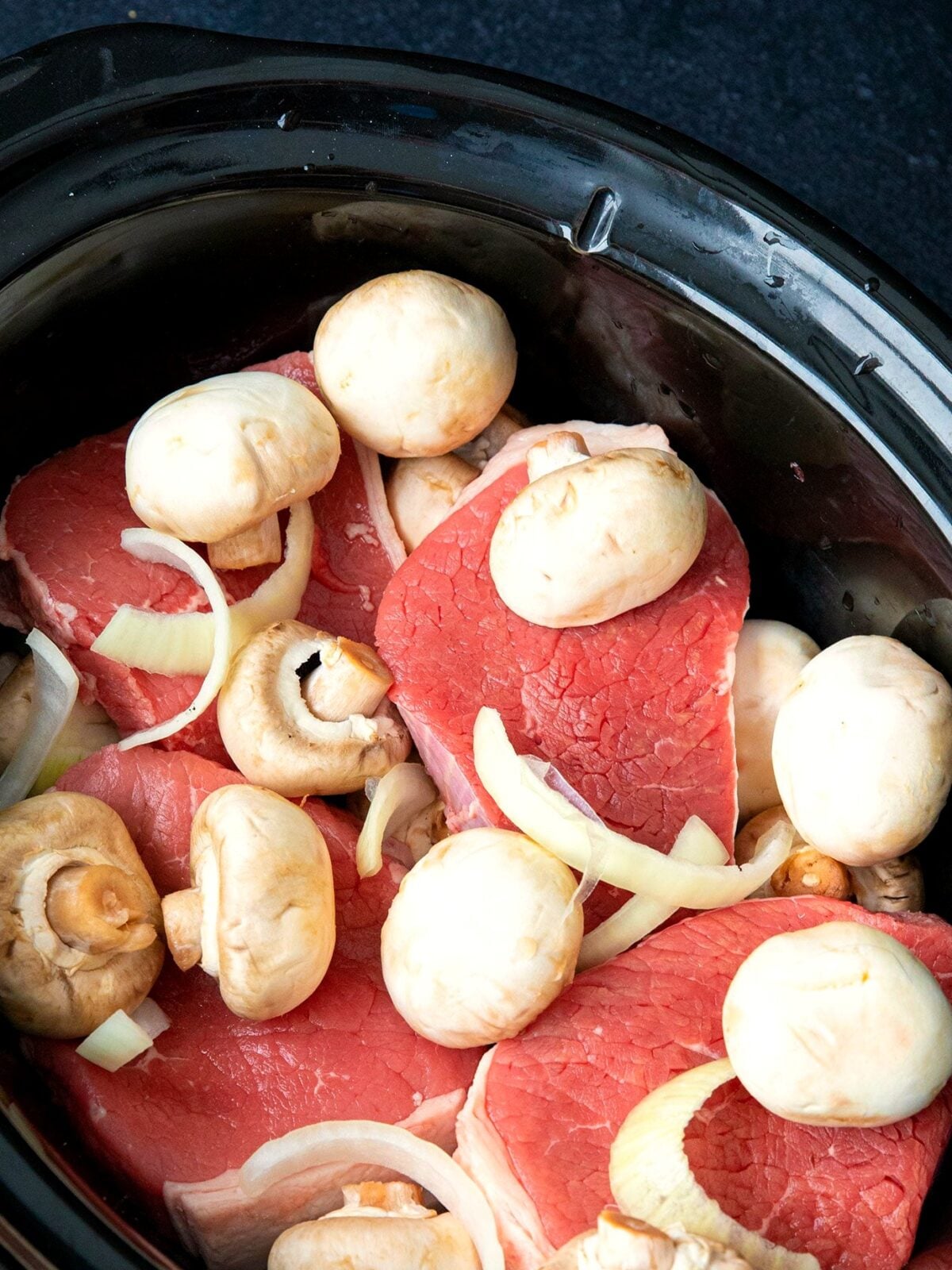 Creamy Mushroom Round Steak